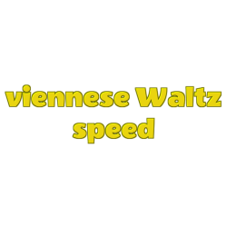 Viennese waltz speed